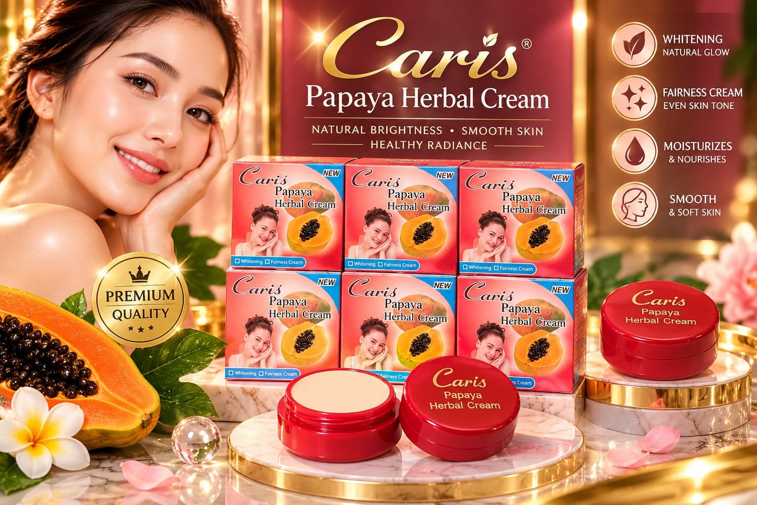 WhatsApp Image 2026-10-17 at 5.59.28 AM Caris Papaya Herbal Cream 4g - Image 1