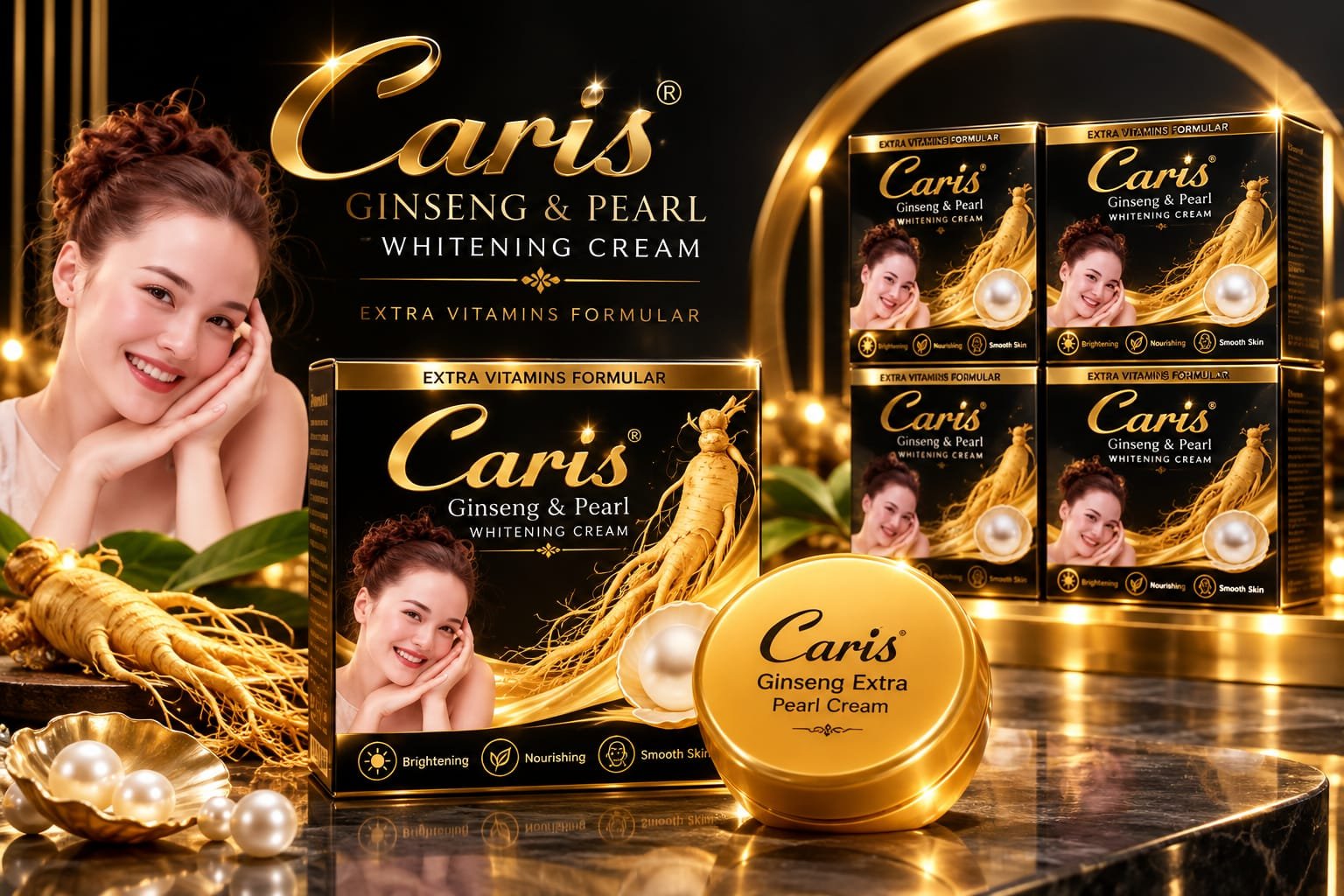 WhatsApp Image 2026-10-17 at 6.38.25 AM Caris Whitening Cream with Ginseng & Pearl 4g - Image 1