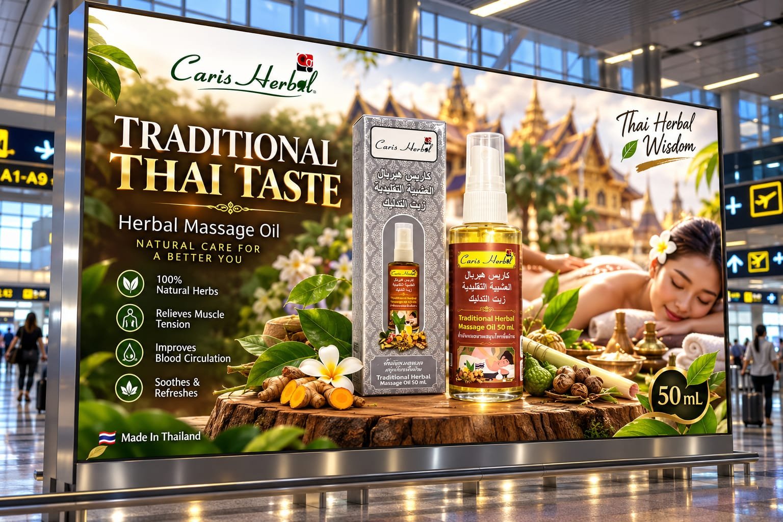 WhatsApp Image 2026-10-17 at 6.11.19 AM Caris Herbal Traditional Thai Massage Oil 50ml - Image 1