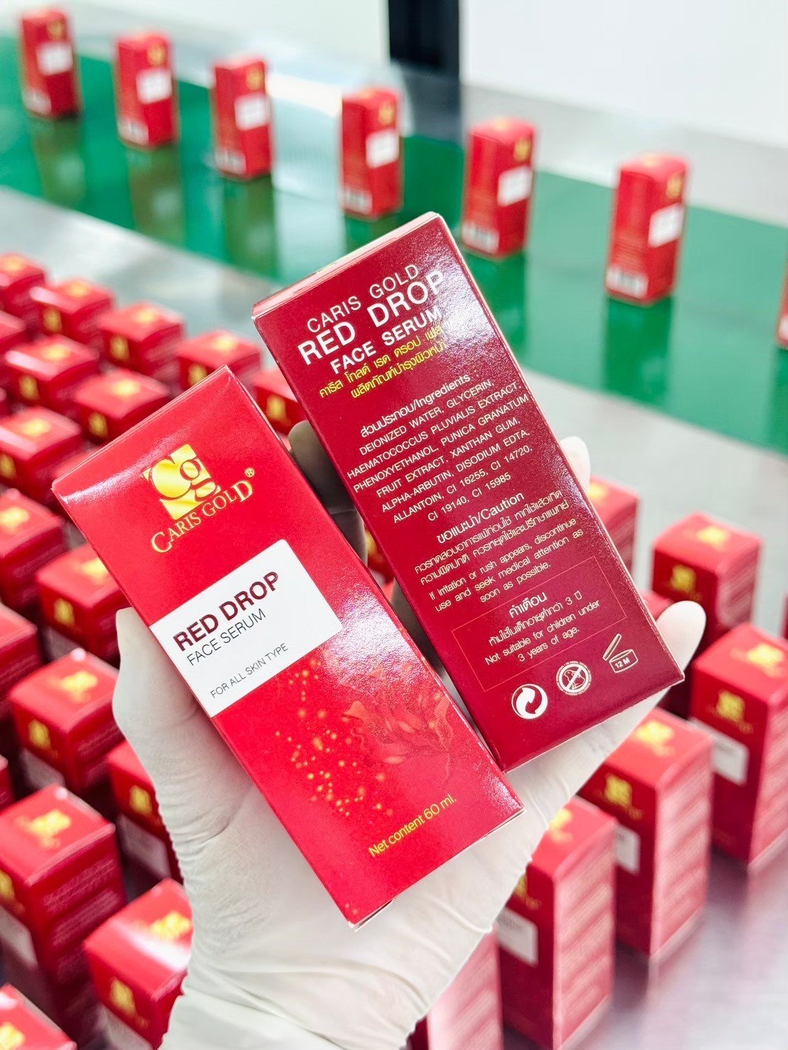 Caris Gold Red Drop Face Serum 60ml - Image 1