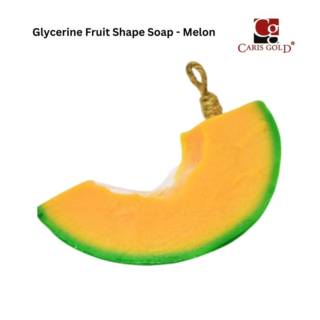 29 Caris Gold Glycerin Fruit Shape Soap - Melon - Image 1