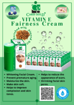 Caris Gold Vitamin E Fairness Cream 12g - Image 5