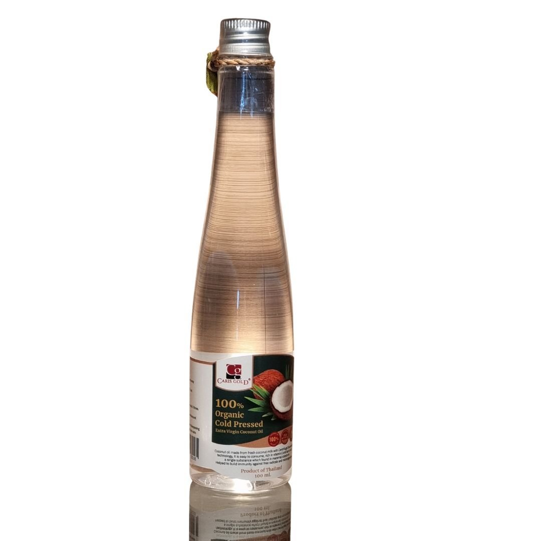 Coconut Oil Caris Gold Organic Cold Processed Extra Virgin Coconut Oil 100ml - Image 1