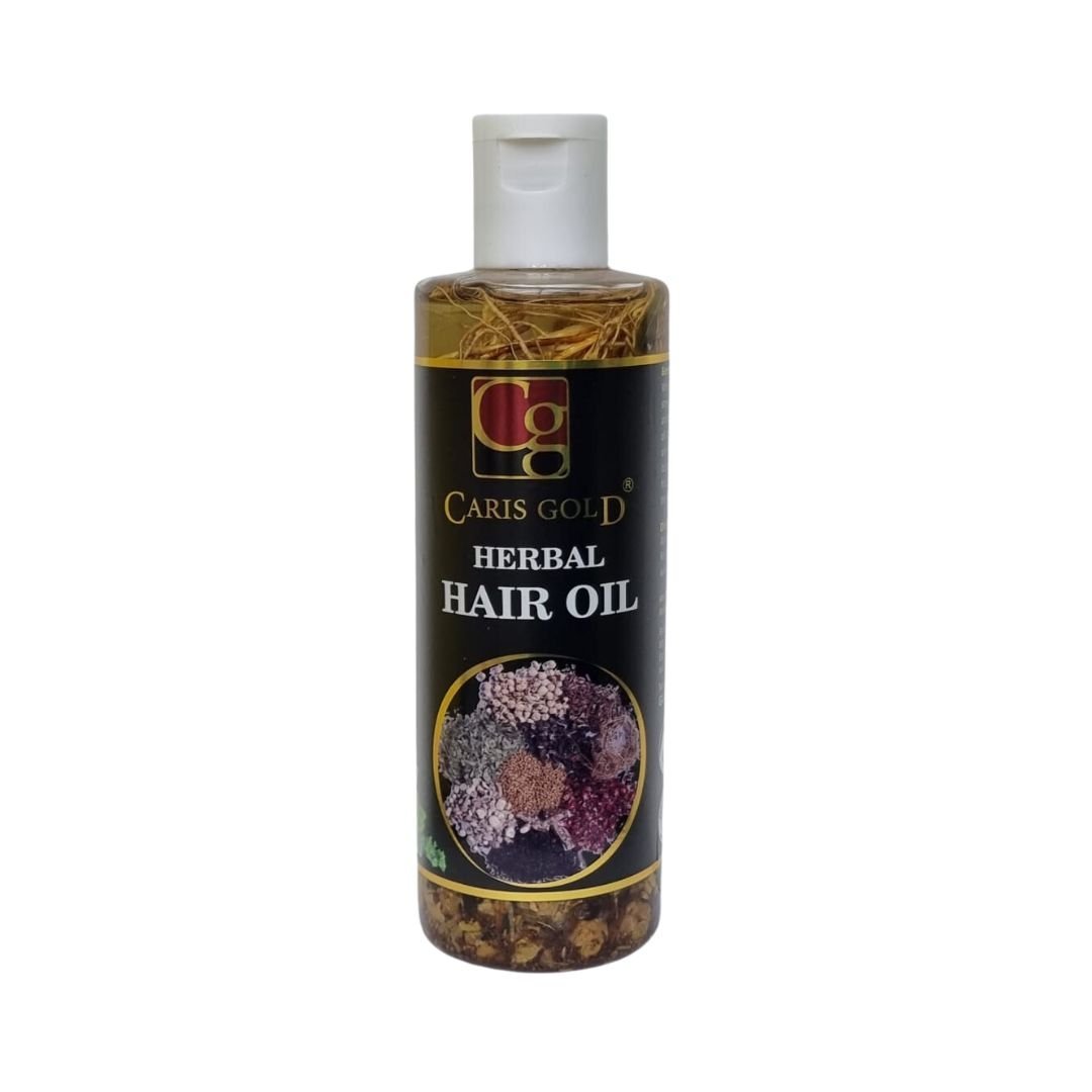 Herbal Hair Oil 200ml Caris Gold Herbal Hair Oil 200ml - Image 1