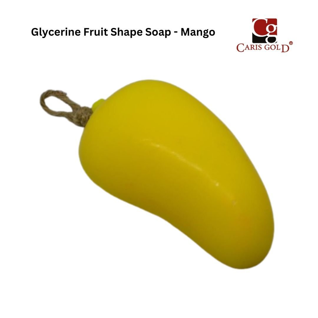 Mango Caris Gold Glycerin Fruit Shape Soap - Mango - Image 1