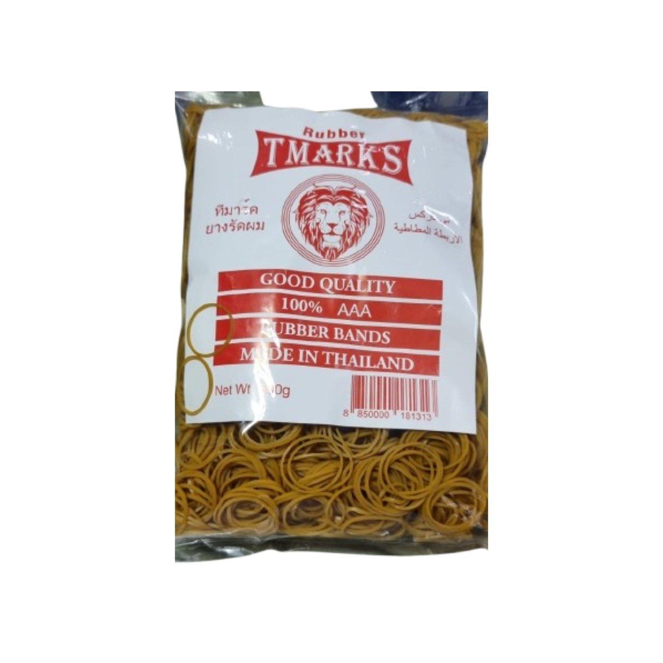 Rubber Band 500g TMARKS 100% Natural Rubber Bands AAA Quality Natural Color 500g - Image 1