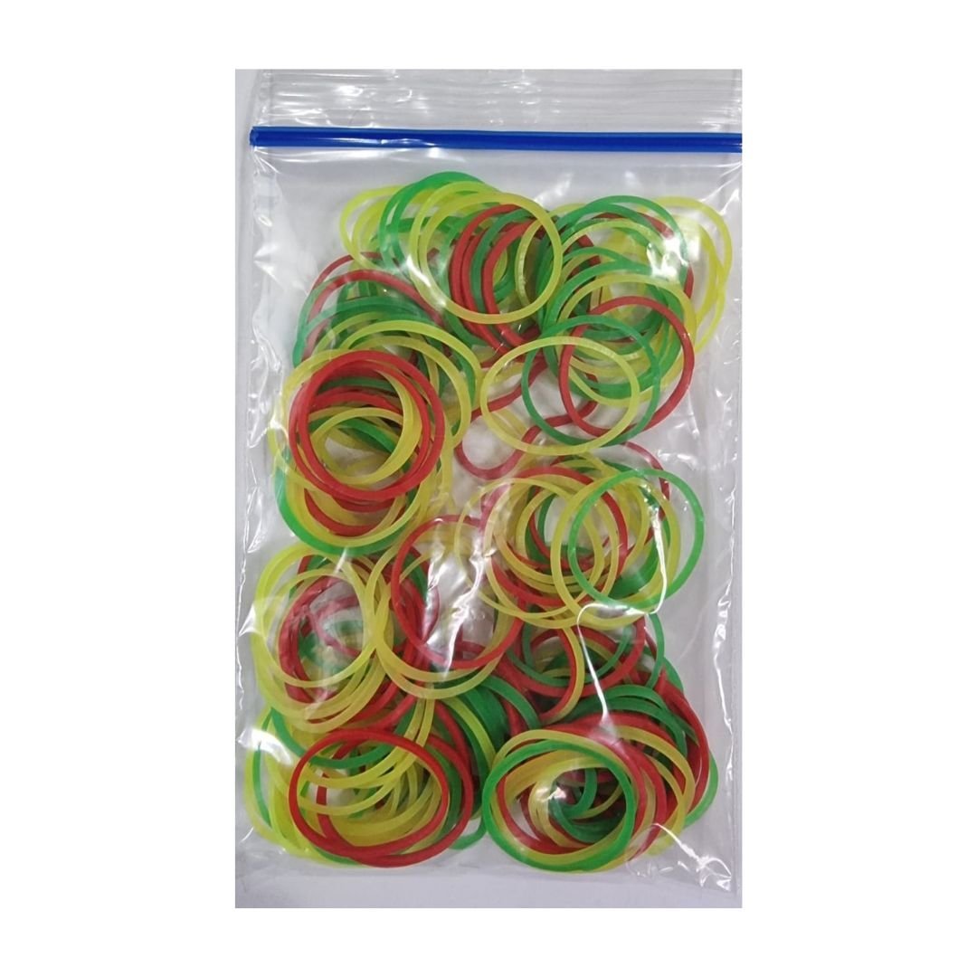 Tmarks-AAA-Flouracent-Rubber-Band 25g TMARKS 100% Natural Rubber Bands AAA Quality Florescent Colors 25g - Image 1