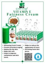 Caris Gold Vitamin E Fairness Cream 12g - Image 6