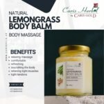Caris Herbal Natural Lemongrass Body Balm 140g - Image 2
