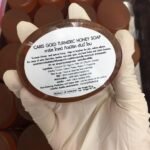 Caris Gold Turmeric Honey Soap 90g - Image 3