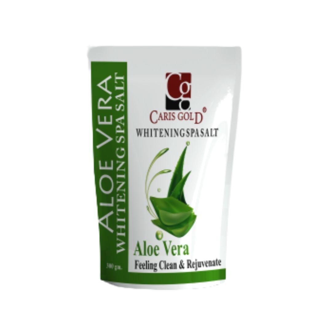 Whitening Spa Salt Aloe Vera Caris Gold Whitening Spa Salt 300g Aloe Vera - Image 1