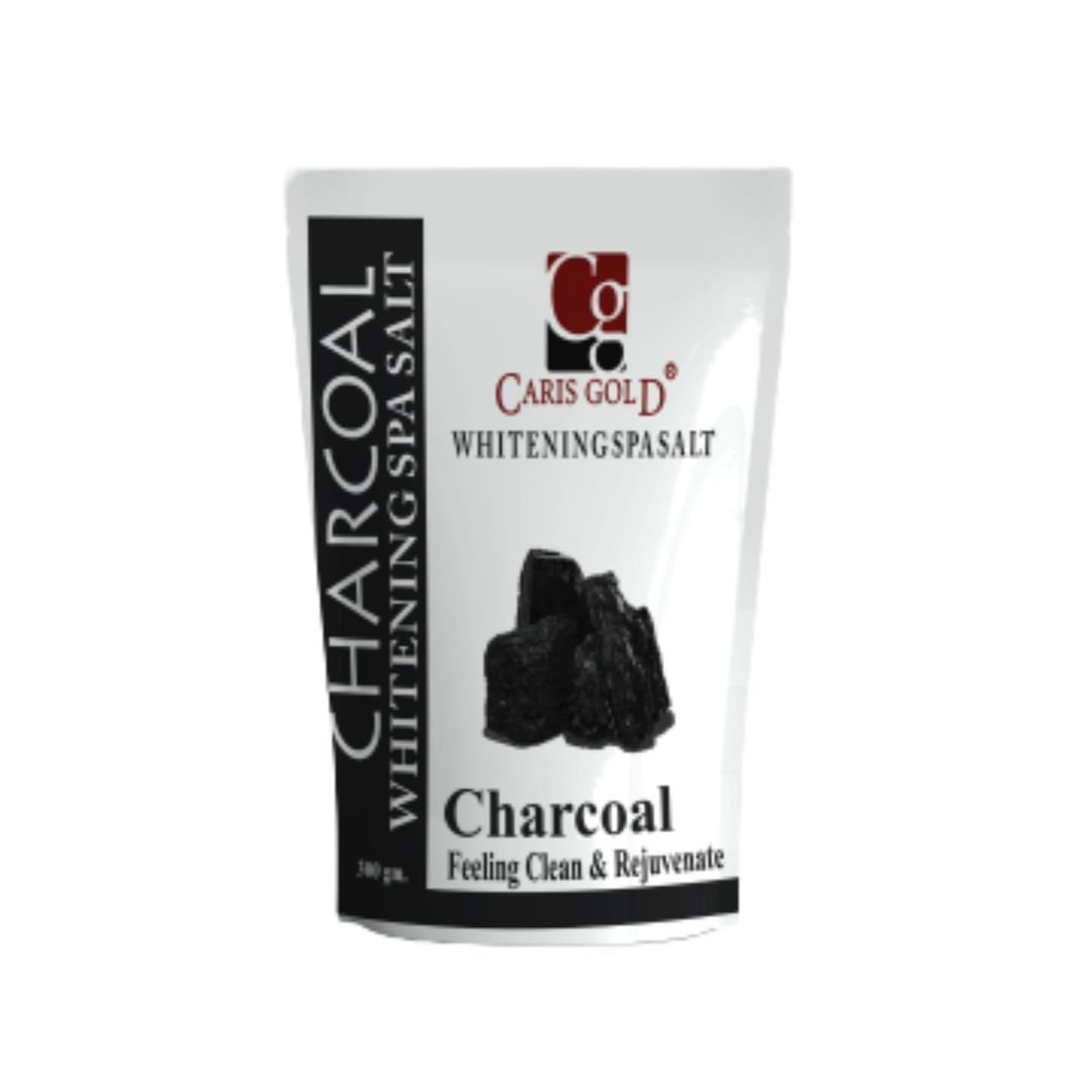 Whitening Spa Salt Charcoal Caris Gold Whitening Spa Salt 300g Charcoal - Image 1