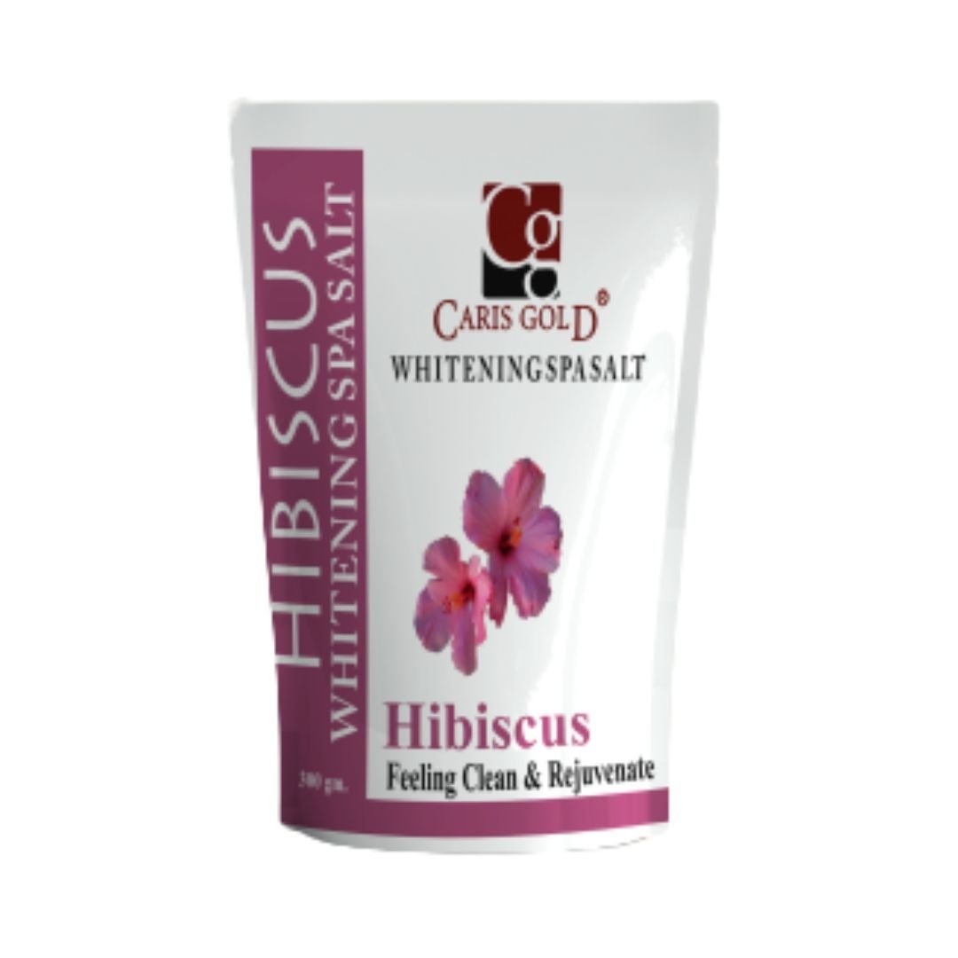 Whitening Spa Salt Hibiscus Caris Gold Whitening Spa Salt 300g Hibiscus - Image 1