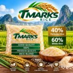 TMARKS Premium Thai Rice Blend - 50% Hom Mali Jasmine Rice & 50% White Rice | Product of Thailand